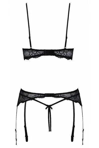 Ensemble lingerie ouverte noir - Cotelli Lingerie Cotelli Lingerie