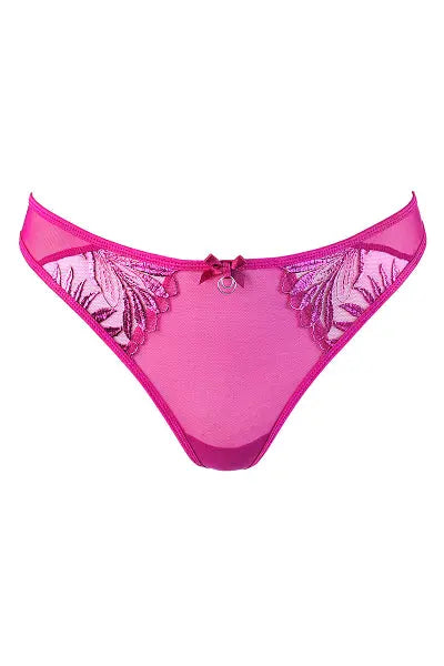 String Rose tulle et broderies V-10258 - Axami Axami