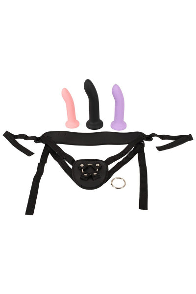 Gode ceinture avec 3 dildos inclus - You2Toys You2Toys