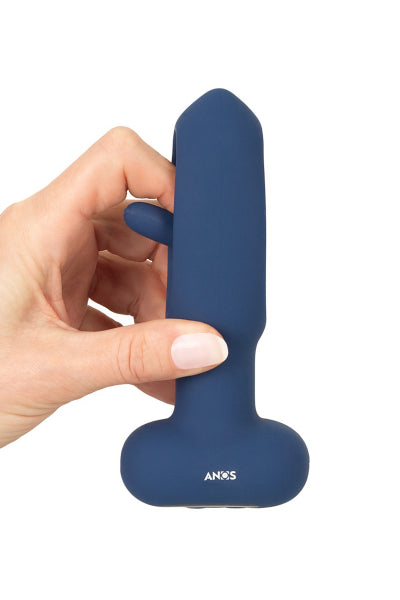 Plug anal vibrant avec langue oscillante - Anos Anos