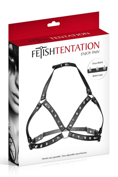 Harnais poitrine à pointes - Fetish Tentation Fetish Tentation