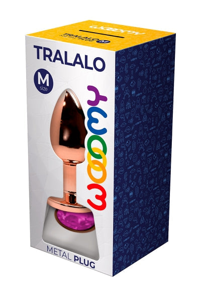 Plug bijou Tralalo rose M - Wooomy Wooomy