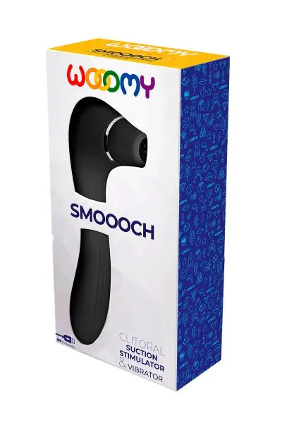Stimulateur clitoridien Smooch noir - Wooomy Wooomy