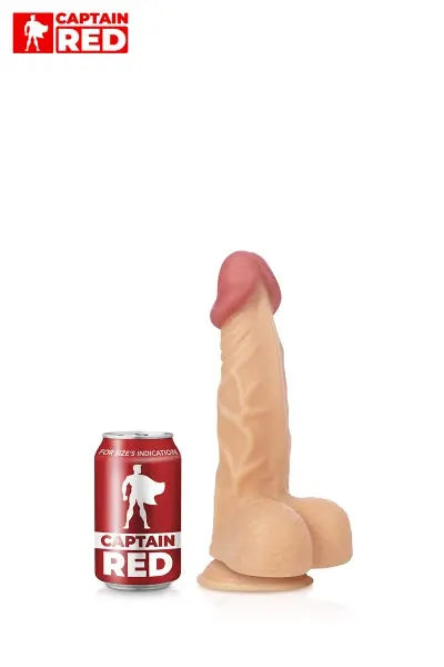 Gode Amazing 23 x 5 cm - Captain Red Captain red