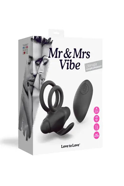 Cockring vibrant télécommandé Mr and Mrs Vibe Love to Love