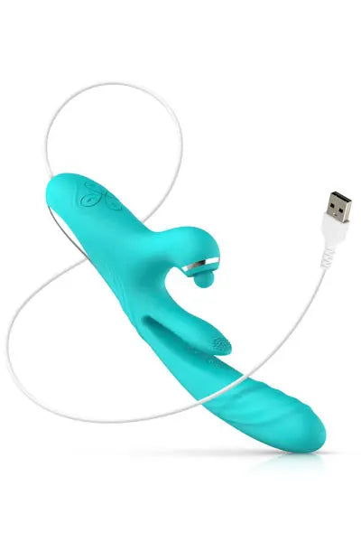 Vibro rabbit va-et-vient + tapping Point G Lisa - Good Vibes Only Good vibe only