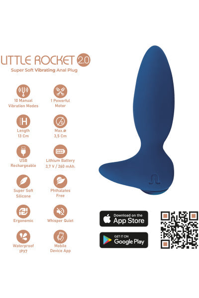 Plug vibrant Little Rocket II connecté - Adrien Lastic Adrien Lastic