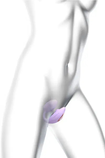 Double stimulateur Wonderlover mauve - Love to Love Love to Love