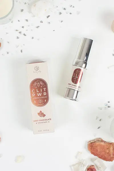 Baume pour clitoris Clit Pwr menthe chocolat Secret Play