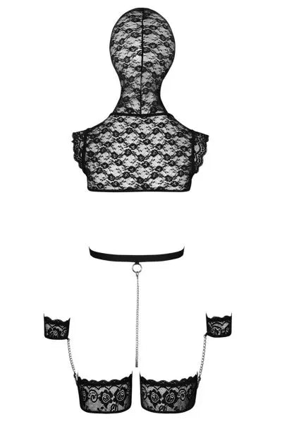 Ensemble de lingerie bondage en dentelle - bad kitty Bad Kitty