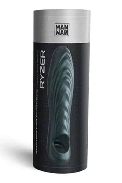 Gaine de pénis 3 en 1 Ryzer Pine Grey - Man Wan Man Wan