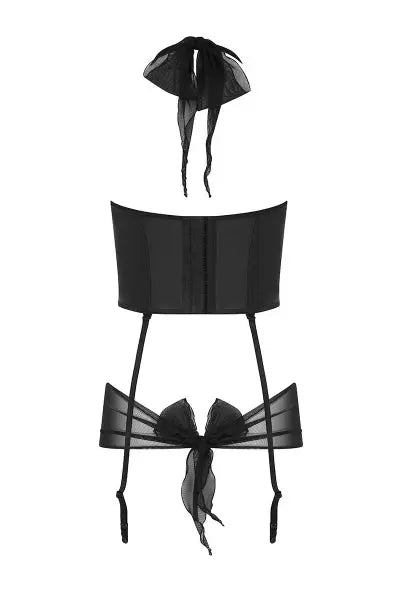 Guêpière Kesmina faux cuir - Passion Passion lingerie