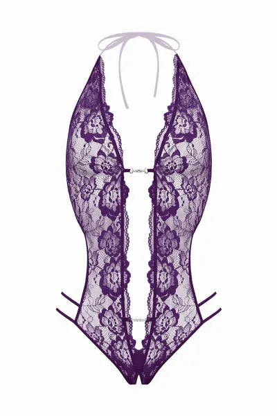 Body string ouvert Renee violet - Christine Christine