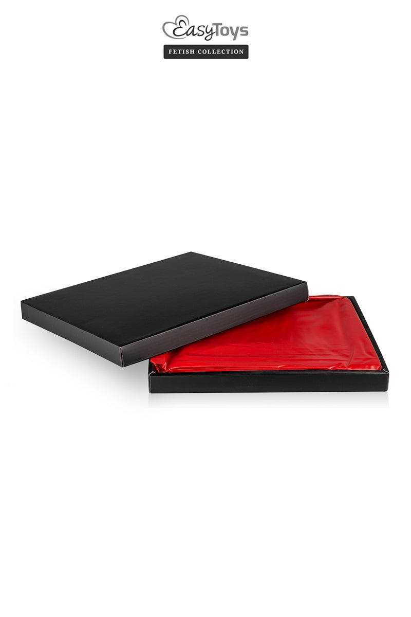 Drap Vinyle noir ou rouge  - EasyToys Fetish Collection