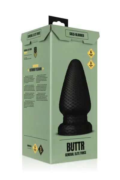 Plug anal XXL Cold Blooded diamètre 9,9 cm - Buttr BUTTR