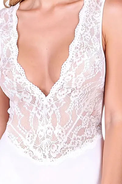 Body blanc Evalie - Passion Passion lingerie