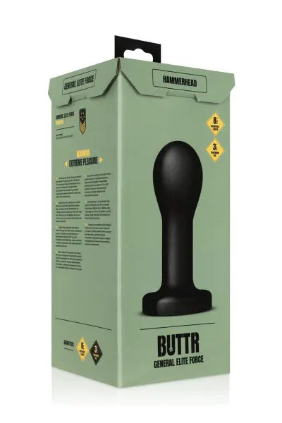 Plug anal Hammerhead 20,5 x 8,5 cm - Buttr BUTTR