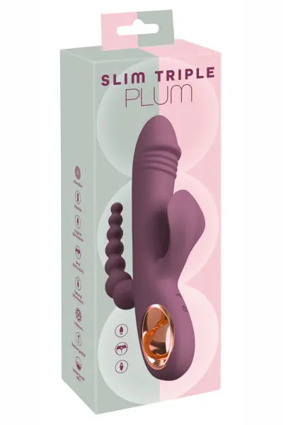 Vibro slim triple plum - You2toys You2Toys