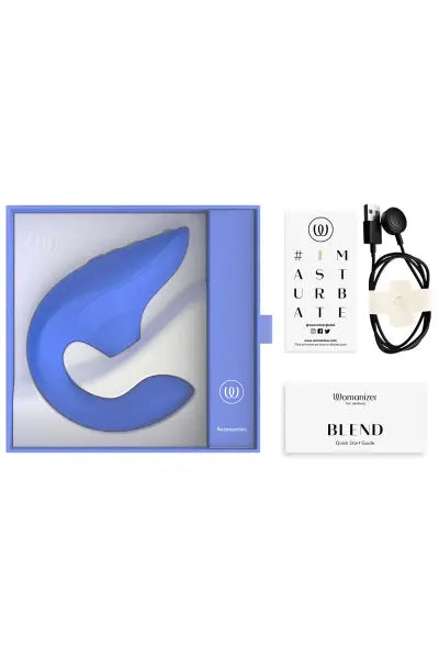 Double stimulateur Womanizer Blend bleu Womanizer