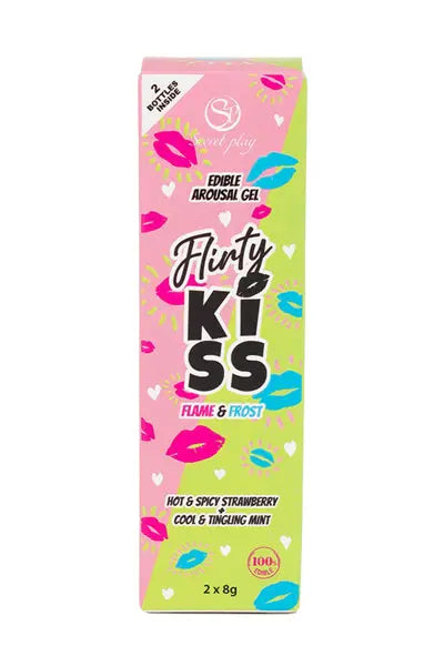 Pack 2 gels pour sexe oral Flirty Kiss - Secret Play Secret Play