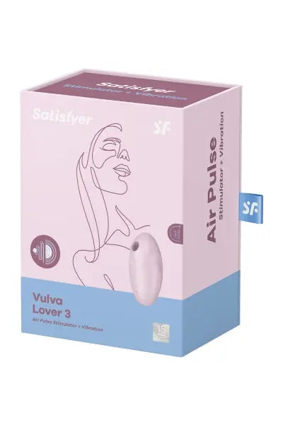 Double stimulateur  Vulva lover 3 Rose - Satisfyer Satisfyer