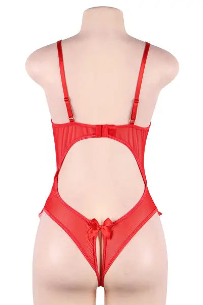 Body rouge ouvert - Paris Hollywood Paris Hollywood