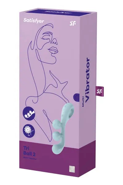 Multi-vibromasseur Tri Ball 2 bleu - Satisfyer Satisfyer