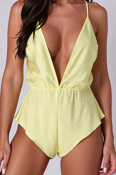 Body jaune Sensie - Passion Passion lingerie