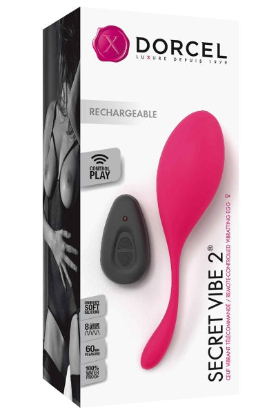 Oeuf vibrant télécommandé Secret Vibe 2 Dorcel