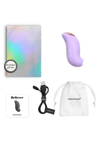 Stimulateur clitoridien Believer mauve - Love to Love Love to Love