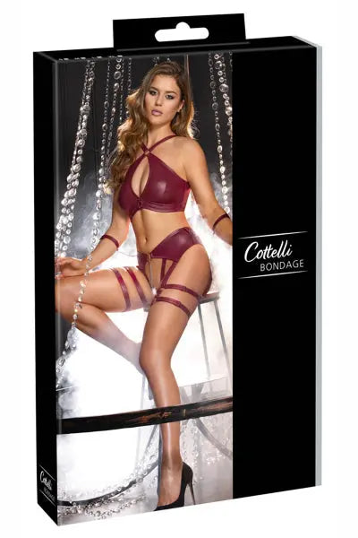 Ensemble BDSM bordeaux - Cotelli Bondage Cotelli Bondage
