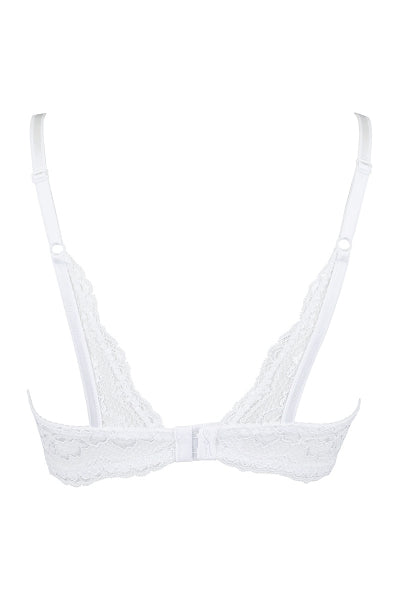 Soutien-gorge ouvert blanc V-9821 - Axami Axami
