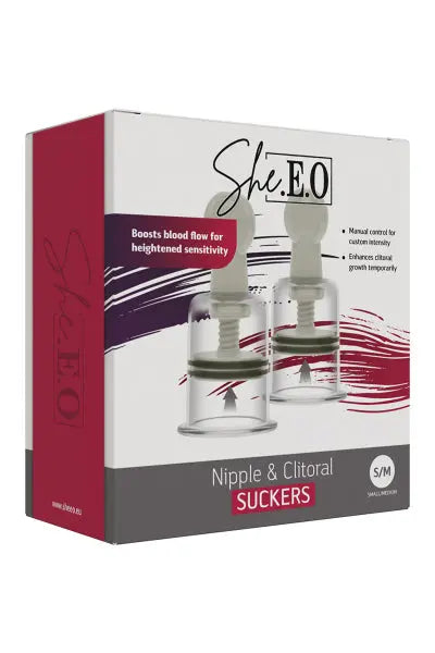 Ventouses à tétons et clitoris - She.E.O She.E.O