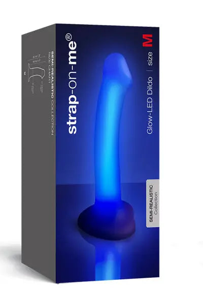 Dildo lumineux violet - Strap-On-Me Strap-on-Me