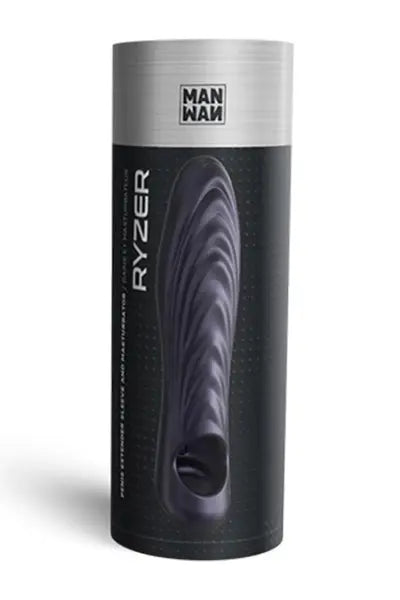 Gaine de pénis 3 en 1 Ryzer Black Plum - Man Wan Man Wan