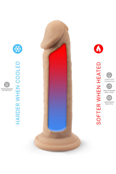 Gode Real Skin Model 2 flesh 15,4 cm - SilexD SilexD