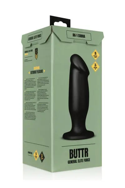 Plug anal AH-1 Cobra 25,4 x 7,6 cm - Buttr BUTTR