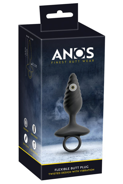 Plug vibrant flexible avec Design en spirale - Anos Anos